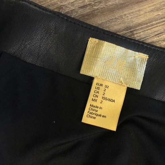 Leather Mini Skirt - Picture 3 of 3